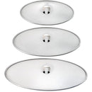 RVS Antispatdeksel Set van 3 – Ø20 / Ø25 / Ø30 cm – Spatdeksel voor Pan – Fijne Antispat Zeef – Vetbeschermer voor Bakken & Braden – Vaatwasserbestendig – Universeel Formaat