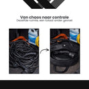 EV Kabel Tas – Opbergtas voor Laadkabel Auto – Waterdichte Kabel Organizer Auto Kofferbak – Geschikt voor EV, Startkabels & Verlengkabels tot 26 Meter – 40 cm Rond Formaat