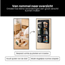 Schoenenkast Hangend - Schoenenzak 6 vakken - Opbergen van Schoenen aan Deur - Schoenenzak Zwart - Oplossing voor rondslingerende schoenen - Hoogwaardige Schoenenkast