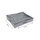 Schuhaufbewahrungstasche unter dem Bett – 2 Stück – Grau – 16 Paar Schuhe – Schuh-Organizer