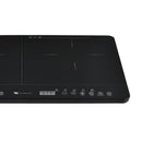 Inductiekookplaat 2-pits – Smart Touch-bediening, Timer, 1800W per Zone – Zwart Kristaloppervlak – Veilige Kookplaat met Kinderslot