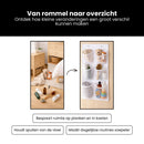 Schoenenkast Hangend - Schoenenzak 6 vakken - Opbergen van Schoenen aan Deur - Schoenenzak Wit - Oplossing voor rondslingerende schoenen - Hoogwaardige Schoenenkast