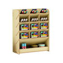 Bureau Organizer Hout - Licht bruin - Pennenbakje - Desk Organizer - Pennenhouder