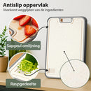 Dubbelzijdige Titanium Snijplank - 38 x 26 cm - Hygiënisch, Duurzaam & Onmisbaar in Elke Keuken