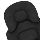 Kissen für Babysitz – Schwarz – Sitzerhöhung – Kindersitz – Autositz