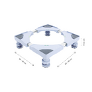 Verstelbare Wasmachine Verhoger – Stabiele en Universele Ondersteuning voor Wasmachines & Drogers – Verhoogt tot 11 cm – Antislip & Geluiddempend