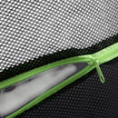 Hangend Droognet voor Kruiden - 8 Laags Droogrek met Ritsen - Opvouwbaar Droogrek voor Binnen en Buiten - Ø 60 cm - 120 cm Hoog – Inclusief Opbergtas – Ademend en Stevig