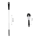 Flessenborstel Set 5-delig – Flessenreiniger voor Babyfles, Thermosfles, Waterfles en Karaffen – Lange Flessenborstels – Met Ophangoog