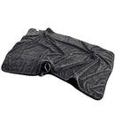 Badezimmer-Trockentuch – 80 x 60 cm – Grau – Mikrofasertuch – Autowaschlappen