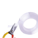 Doppelseitiges Klebeband extra stark – 300 cm x 25 mm x 2 mm – transparent – ​​selbstklebendes Klebeband – Rolle Haushaltsklebeband