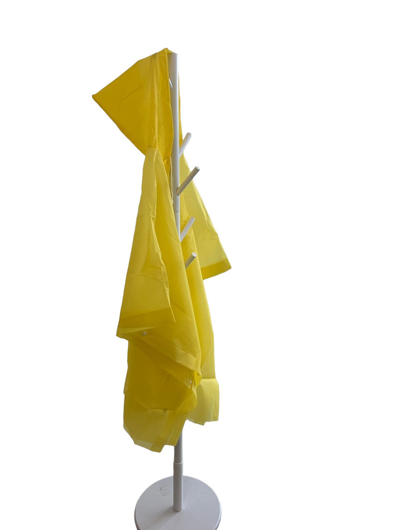 Regenponcho – Gelb – Einheitsgröße – Fahrradponcho – Wanderponcho – Regenanzug – Regenmantel 