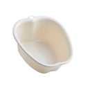 Fußbad - Weiß - 37 x 33 x 15 CM - Fußbad - Massagebad - Entspannung (Kopie)