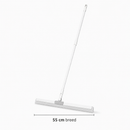 Vloertrekker met Steel – Douchewisser – Vloerwisser – Trekker voor Badkamer – Watertrekker – Vloertrekker 55 cm – Wit