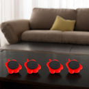 Möbelheber - Rot - 5-teiliges Set - Einfaches Bewegen von Möbeln - Möbellift - Möbeltransporter