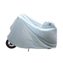 Motorradabdeckung - wasserabweisend - 250 x 140 cm - Silber mit Reflexion - Motorradabdeckung außen wasserabweisend - Motorradabdeckung