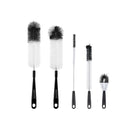 Flessenborstel Set 5-delig – Flessenreiniger voor Babyfles, Thermosfles, Waterfles en Karaffen – Lange Flessenborstels – Met Ophangoog