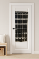 Schoenenkast Hangend - Schoenenzak 35 vakken - Opbergen van Schoenen aan Deur - Schoenenzak Zwart/Wit - Oplossing voor rondslingerende schoenen - Hoogwaardige Schoenenkast