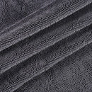 Trockentuch Badezimmer - 2 Stück - 50x35 cm - Grau - Mikrofasertuch - Autowaschlappen