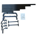 Kledingrek Zwart - Dubbele Stang - Stevig en Stijlvol – Dubbel Ophangsysteem, Ruime Opbergruimte & Modern Design