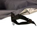 L-vorm Loungeset Hoes - 215x215x85x70 cm – Water & UV-bestendig – Beschermhoes voor Hoekbank – Met Gespen & Opbergzak