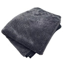 Badezimmer-Trockentuch – 80 x 60 cm – Grau – Mikrofasertuch – Autowaschlappen