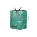 Tuinafvalzak - Set van 2 - Groen - 2x 272 liter - 77 x 67 cm - Tuinafvalemmer - Tuinafvalzakken opvouwbaar - Tuinzak