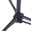 Notenständer zusammenklappbar und verstellbar – Schwarz – 140 cm – Notenhalter – Notenständer 