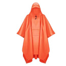 Poncho - Oranje - One Size Fits All - Fietsponcho Fiets - Reflecterende strips - Dames & Heren - Waterdicht