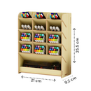 Bureau Organizer Hout - Licht bruin - Pennenbakje - Desk Organizer - Pennenhouder