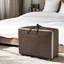 Aufbewahrungstasche XXL Bettdecke - Braun - 70 x 50 x 30 cm - Aufbewahrungstasche für Bettdecke und Kleidung - Kleidertasche XXL