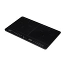 Inductiekookplaat 2-pits – Smart Touch-bediening, Timer, 1800W per Zone – Zwart Kristaloppervlak – Veilige Kookplaat met Kinderslot