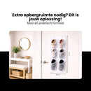 Schoenenkast Hangend - Schoenenzak 6 vakken - Opbergen van Schoenen aan Deur - Schoenenzak Wit - Oplossing voor rondslingerende schoenen - Hoogwaardige Schoenenkast