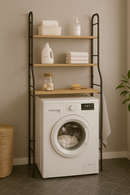 Wasmachine Ombouw - Zwart - Universeel - Wasmachine Organizer - Wasmachine Kast