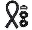 Heatless Curls Set – Krullen Zonder Hitte – Satijnen Krulband – Overnight Hair Curler – Inclusief 2 Scrunchies & Haarkle