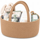Luiermand voor Commode – Baby Organizer met Uitneembare Vakken – Commodemandje met Handvatten – 36 x 22 x 18 cm – Opberg