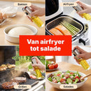 Oliespray Fles 90 ml – Olijfolie Spray met Fijne Nevel – Olieverstuiver met Maatverdeling – Inclusief Trechter, Reinigin
