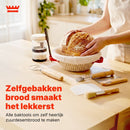 Zuurdesem Starterset – Complete Broodbakset met Rijsmand 23 cm – Glazen Starterpot – Deense Deeggarde – Deegschrapers – 
