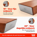 Messenslijper – Rollende Messenslijper met Magnetische Meshouder – 15° & 20° Slijphoek – Dubbelzijdige Slijproller – Voo