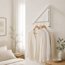 Kledingrek Inklapbaar - Wit - Ruimtebesparende Kledinghanger - Droogrek voor kleding - Kledingorganizer