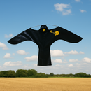 Vogelverschrikker Vlieger – Roofvogel Vlieger met Mast – Inclusief Touw & Draagtas – Duurzame Vogelverjager voor Tuin, Boomgaard en Akker