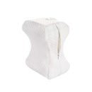 Kniekissen fürs Bett - Weiß - Orthopädisches Kniekissen - Beinkissen - Seitenschlafkissen - Seitenschlafkissen fürs Bett - Hüftbeschwerden (Kopie)