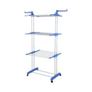 Inklapbaar Droogrek met Wieltjes – Ruimtebesparend Wasrek met Meerdere Lagen – Draagbaar en Duurzaam – Ideaal voor Binnen en Buiten