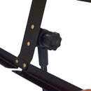 Notenständer zusammenklappbar und verstellbar – Schwarz – 140 cm – Notenhalter – Notenständer 