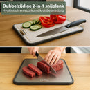 Dubbelzijdige Titanium Snijplank - 38 x 26 cm - Hygiënisch, Duurzaam & Onmisbaar in Elke Keuken