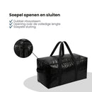 Opbergtassen XL - Zwart - 4 Stuks - 92 Liter - Verhuistassen - Big Shopper - Waterdicht - Opbergzak met Handvat (kopie)