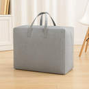 Opbergtas Groot 58x46x28 cm – Draagbare Opbergzak met Handvat – Opbergbox voor Kleding, Dekens & Textiel – Vouwbaar & Ademend – Grijs
