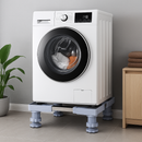 Verstelbare Wasmachine Verhoger – Stabiele en Universele Ondersteuning voor Wasmachines & Drogers – Verhoogt tot 11 cm – Antislip & Geluiddempend
