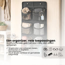 Schoenenkast Hangend - Schoenenzak 6 vakken - Opbergen van Schoenen aan Deur - Schoenenzak Zwart - Oplossing voor rondslingerende schoenen - Hoogwaardige Schoenenkast