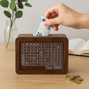 Spaarpot met €1000 Spaarchallenge – Transparante Voorzijde – Luxe Design – Motiverend Spaarhulpmiddel voor Volwassenen en Kinderen