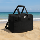 Koeltas Zwart XL – 42x28x31 cm – Grote Koelbox Tas met Schouderriem – Geïsoleerde Picknicktas – Waterdicht & Opvouwbaar – Ideaal voor Strand, Park & Auto